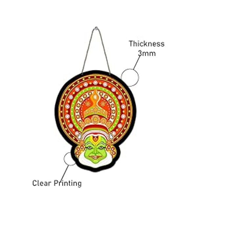 Traditional Kathakali Dancer Face Wall Hanging For Living Room Bedroom Wall Art Decorative Items Modern Painting Artworks Decoration