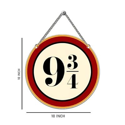 Wooden Harry Porter Wall Hanging For Living Room, Bedroom Decor Harry Porter Theme Wall Art Return Gift Home Decor Items For Hall