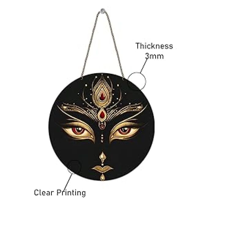 Maa Durga Wall Hanging Art Decoration Item for Home Office Living Room Pooja Room Decoration Items Religious Wall Art Festival Gift items