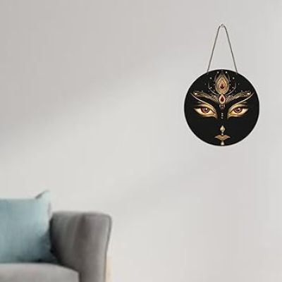 Maa Durga Wall Hanging Art Decoration Item for Home Office Living Room Pooja Room Decoration Items Religious Wall Art Festival Gift items