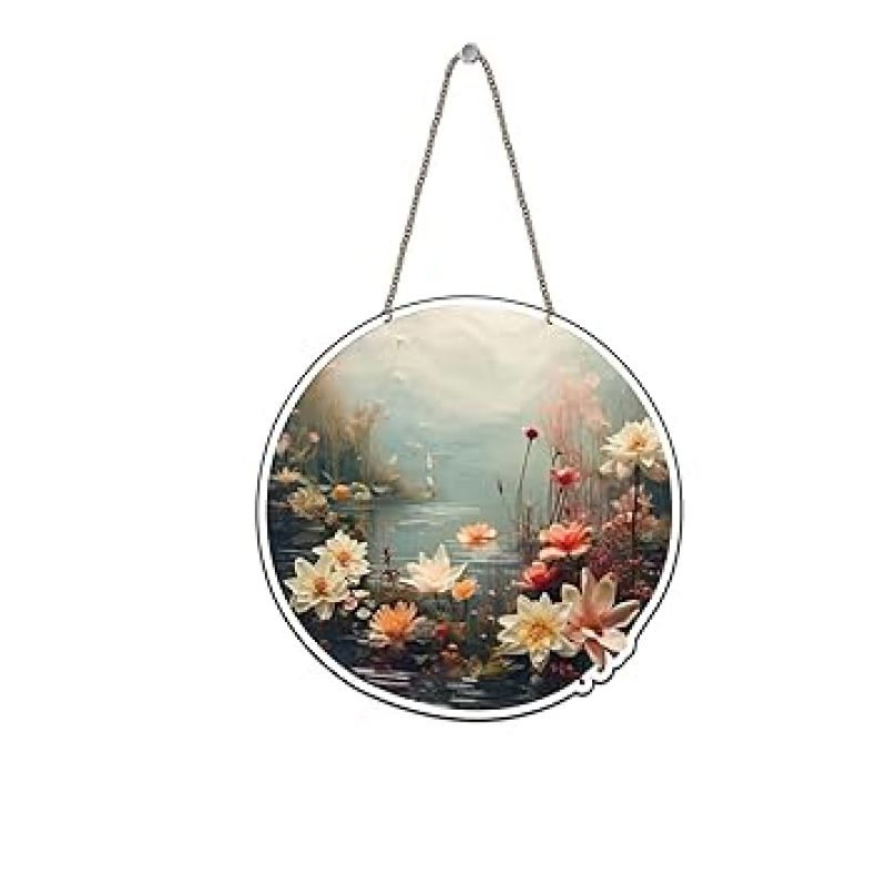 Floral Scenery Wall Hanging For Home Decoration Wall Décor for Living Room, Bedroom, Office Stylish Modern Decor Item for Hall