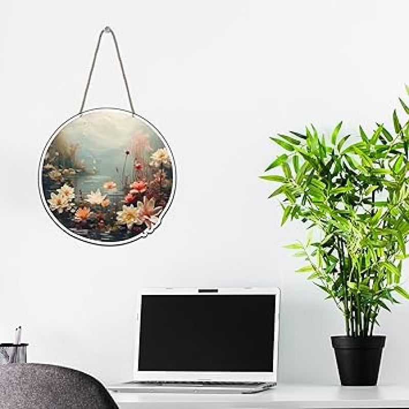 Floral Scenery Wall Hanging For Home Decoration Wall Décor for Living Room, Bedroom, Office Stylish Modern Decor Item for Hall