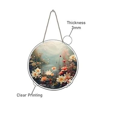 Floral Scenery Wall Hanging For Home Decoration Wall Décor for Living Room, Bedroom, Office Stylish Modern Decor Item for Hall
