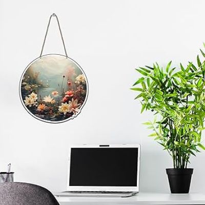 Floral Scenery Wall Hanging For Home Decoration Wall Décor for Living Room, Bedroom, Office Stylish Modern Decor Item for Hall