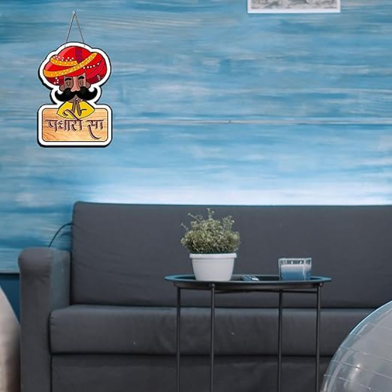 Padharo Sa Wooden Wall Hanging Decoration Items for Home Mdf Wall Decoration for Living Room Artworks Wall Hangings Modern Decor Items