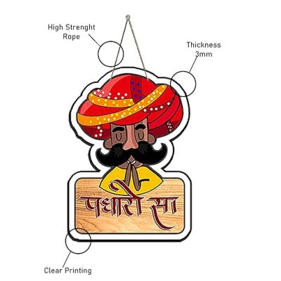 Padharo Sa Wooden Wall Hanging Decoration Items for Home Mdf Wall Decoration for Living Room Artworks Wall Hangings Modern Decor Items