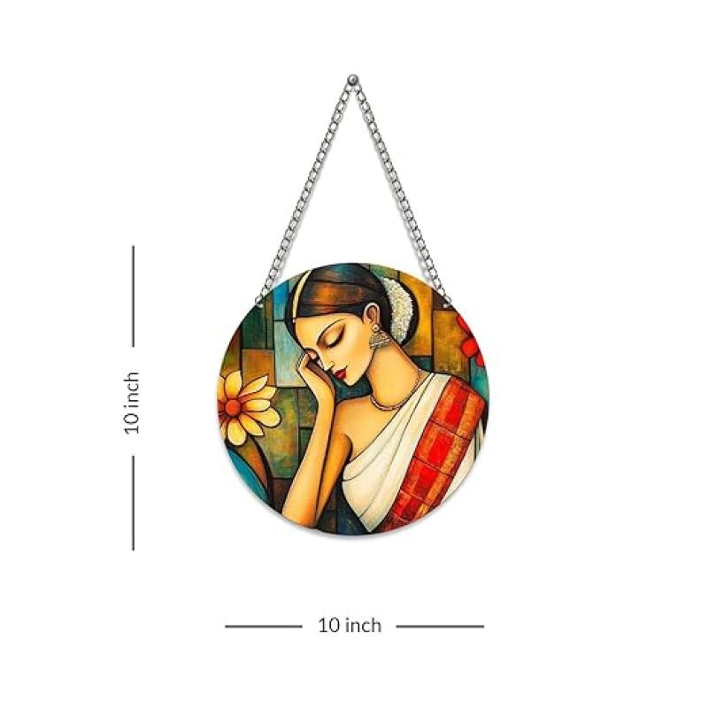 Beautiful Women Painting Wall Hanging for Living Room, Bedroom, Home Decor and Wall Decoration Modern Art Decor