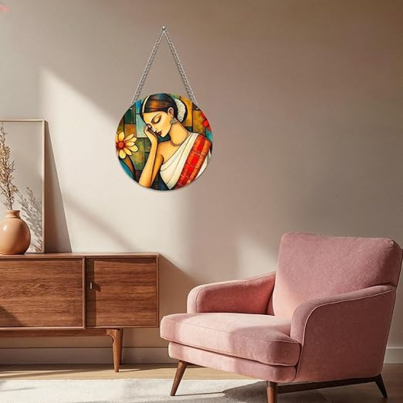 Beautiful Women Painting Wall Hanging for Living Room, Bedroom, Home Decor and Wall Decoration Modern Art Decor