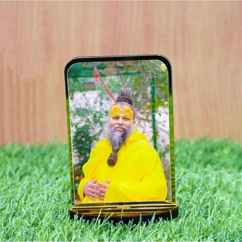 Parmanand ji Maharaj Car Dashboard Idol for Home, Office Desk, Pooja, Temple Showpiece Decoration, Festivals and Gifting Gift Item for Home Family and Friends