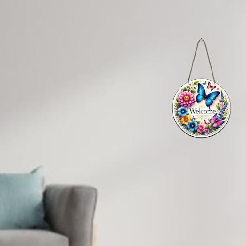 Welcome Wall Hanging Wall Hangings Decoration for Living Room Decorative Item for House Modern Wood Hanger Modern Decor Wall Art For