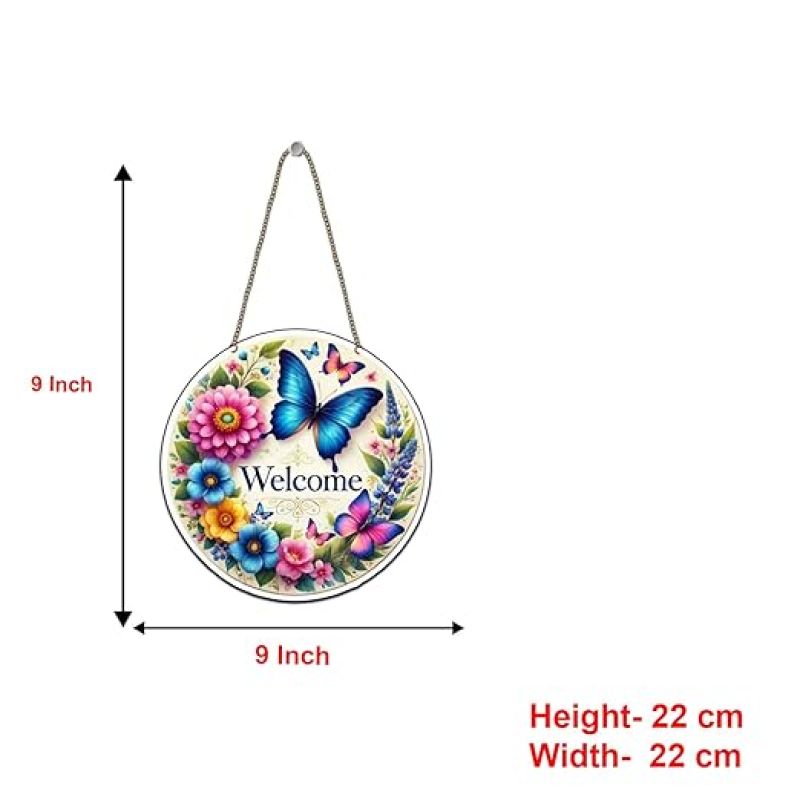 Welcome Wall Hanging Wall Hangings Decoration for Living Room Decorative Item for House Modern Wood Hanger Modern Decor Wall Art For