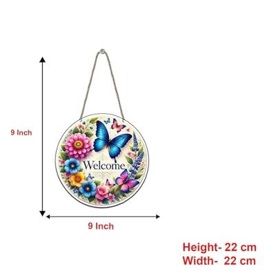 Welcome Wall Hanging Wall Hangings Decoration for Living Room Decorative Item for House Modern Wood Hanger Modern Decor Wall Art For