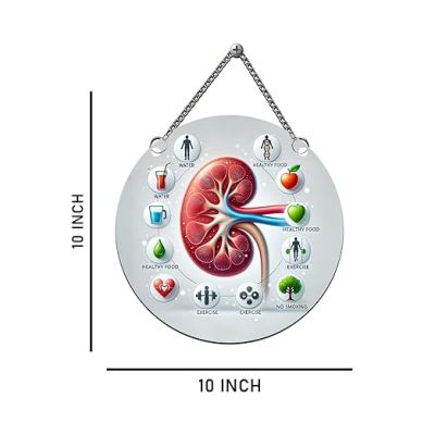 Kidney Diagram Wall Hanging Medical Student Room Decor Doctor Clinic Wall Decor Wall Hanger For Living Room, Bedroom, Hospital Nephrologist Clinic Decor