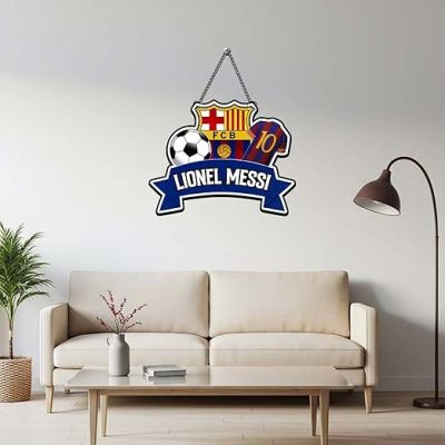 Football Wall Hanging For Living Room  Bedroom Office Gift For Football Lover & Player Wall Art Home Decoration