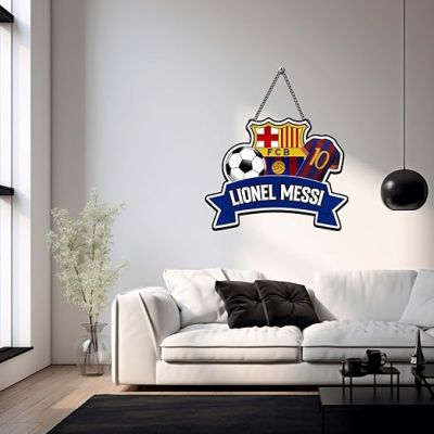 Football Wall Hanging For Living Room  Bedroom Office Gift For Football Lover & Player Wall Art Home Decoration