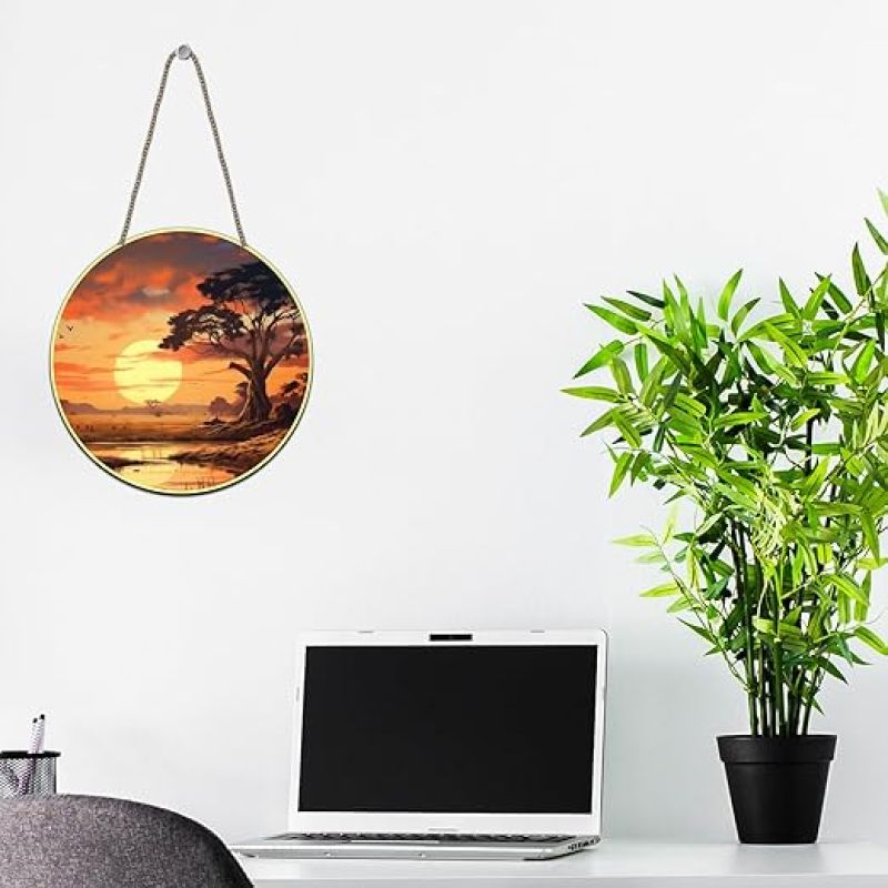 Sunset Wall Hanging Decor For Bedroom, Living Room, Hall & Office Home Decoration Wall Art Wall Sculpture Modern Artwork