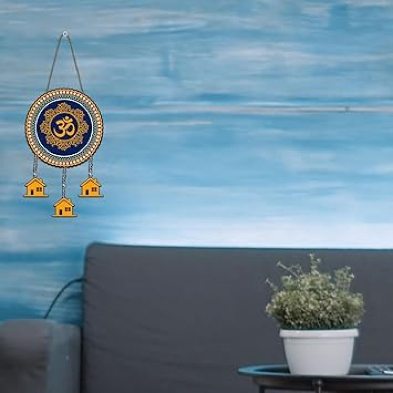 Om Wooden Wall Hanging for Living Room Decorative Item for House Wall Decoration Wall Art For Home, Office, Pooja Room Decoration Spiritual Home Decor