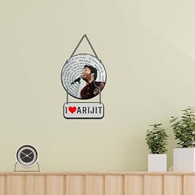 I Love Arijit Singh Wooden Wall Hanging For Home Decoration Gift For Music Lover & Arijit Fans Music Room Decor Wall Art Modern Artworks Items