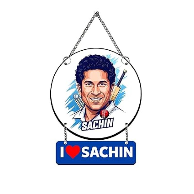 Cricketer Wall Hanging For Home Bedroom, Living Room Gift For Sachin Fans & Cricket Lover Home Wall Decoration Wall Art For Hall