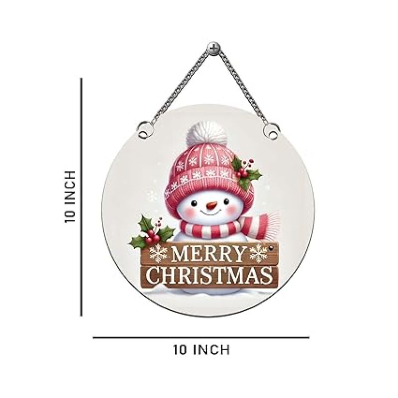Merry Christmas Wooden Wall Hanging for Living Room, Bedroom, Kids Room & Hall Wishing Gift for Christmas Home Decoration for Wall Church Decoration