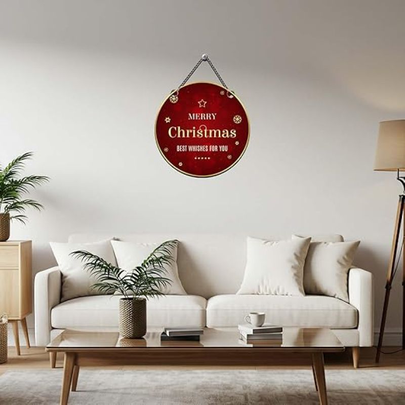 Merry Christmas Wall Hanging For Living Room, Bedroom, Hall & Office