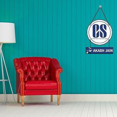 Personalized Company Secretary (CS) Wooden Wall Hanging Unique Gift for CS Friends, Office Colleagues Corporate Gifting Office Wall Decor Gift for Corporate Secretaries Ideal for Graduation, Promotion, or Appreciation