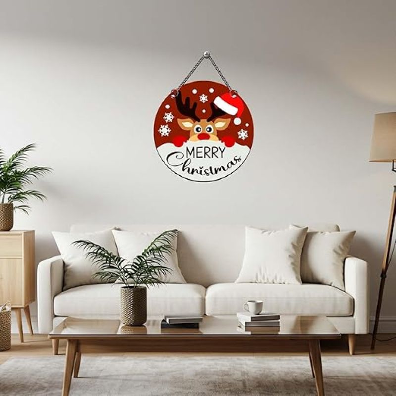 Merry Christmas Wall Hanging For Living Room, Bedroom, Hall & Office Decor Wall Art Decor