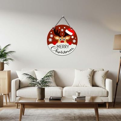 Merry Christmas Wall Hanging For Living Room, Bedroom, Hall & Office Decor Wall Art Decor