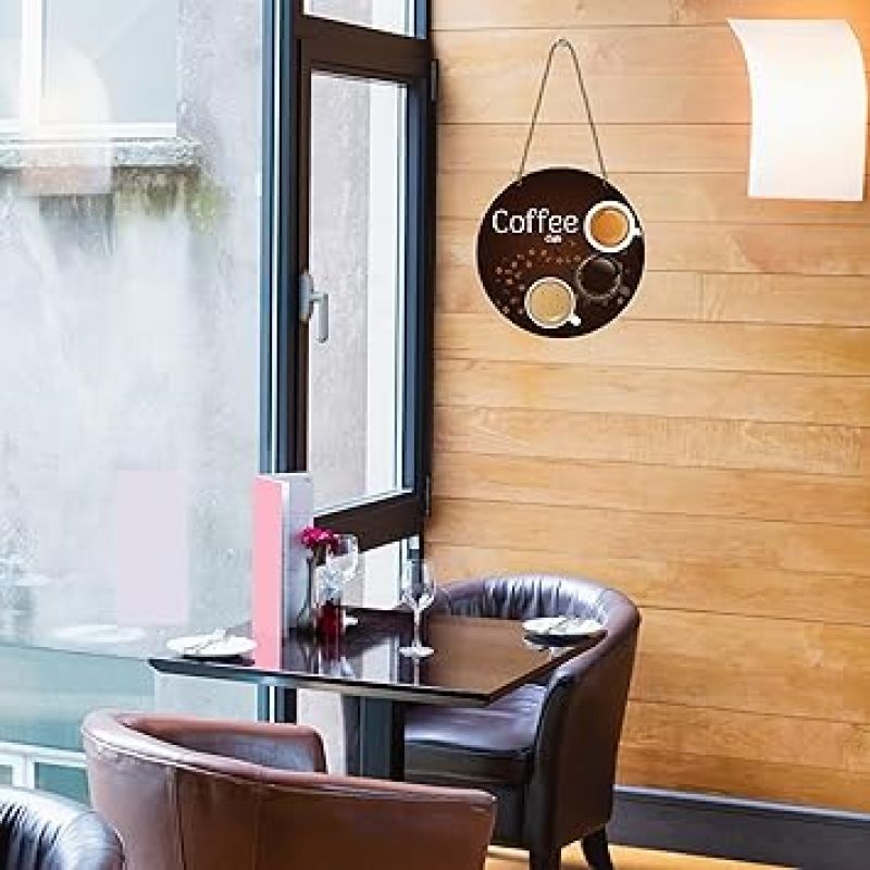 Coffee Cafe Wall Hanging for Home, Coffee Bar, Restaurant, Dining Area Décor & Gift Kitchen Cafe Wall Art Decor Gift For Tea Lover