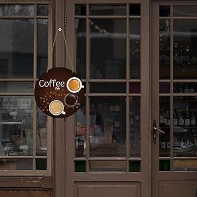 Coffee Cafe Wall Hanging for Home, Coffee Bar, Restaurant, Dining Area Décor & Gift Kitchen Cafe Wall Art Decor Gift For Tea Lover