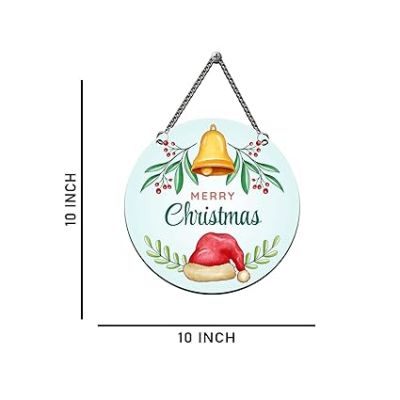 Merry Christmas Cute Wall Hanging | Christmas Tree Decoration Items Gifts Hanging Ornaments Props Xmas Decorations Items for Home Living Room Office Church