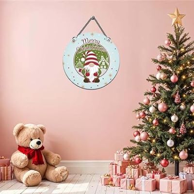 Merry Christmas Decoration Santa Claus Wall Hanging Christmas Home Decoration Living Room, Bedroom & Kids Room Decor Church Decor & Gift