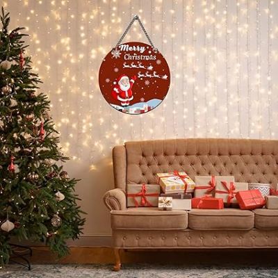 Merry Christmas Printed Wall Hanging for Home and Office Decor Christmas Decorations Items Kids Room Decor Church Decoration