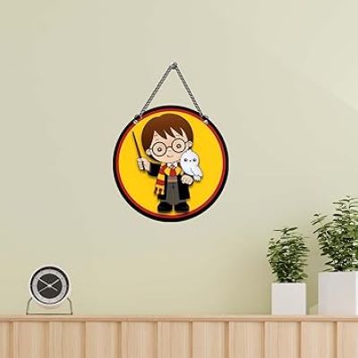 Wooden Harry Potter Wall Hanging Decorative Items HarryPotter369 Theme Return Gift Home, Living Room, Bedroom, Kids Room Wall Decor Cute Wall Art