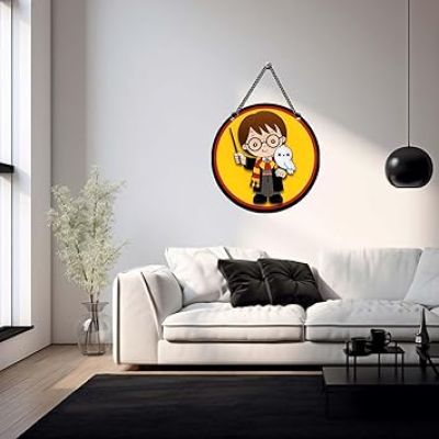 Wooden Harry Potter Wall Hanging Decorative Items HarryPotter369 Theme Return Gift Home, Living Room, Bedroom, Kids Room Wall Decor Cute Wall Art