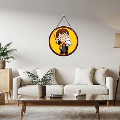 Wooden Harry Potter Wall Hanging Decorative Items HarryPotter369 Theme Return Gift Home, Living Room, Bedroom, Kids Room Wall Decor Cute Wall Art