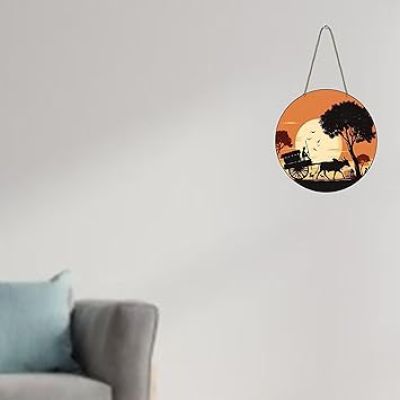 Sunset Scenery Wall Hanging For Living Room Bedroom Home Decor Office Nature Wall Decoration Wood Decorative Items Modern Decoration Gift