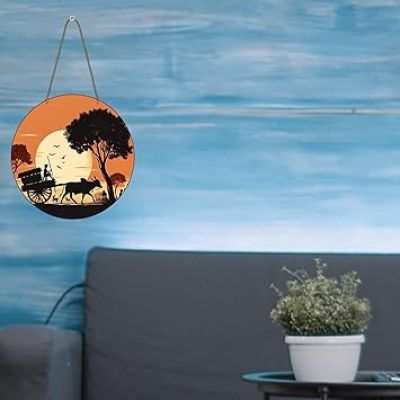 Sunset Scenery Wall Hanging For Living Room Bedroom Home Decor Office Nature Wall Decoration Wood Decorative Items Modern Decoration Gift