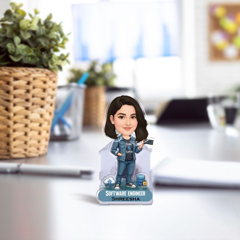 Personalized Software Engineer Bobblehead | Custom Coder Desk Decor IT ...