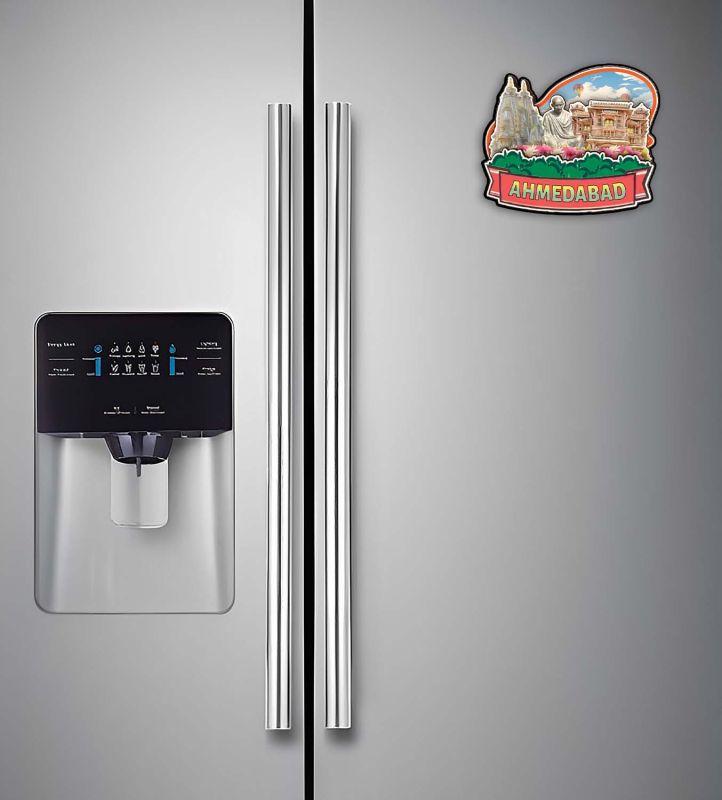 Ahmedabad Fridge Magnet Gift for Travels   Indian States Theme Fridge Magnet for Refrigerator Door, Kitchen & Home Decor Decorative Souvenir Magnet for Fridge