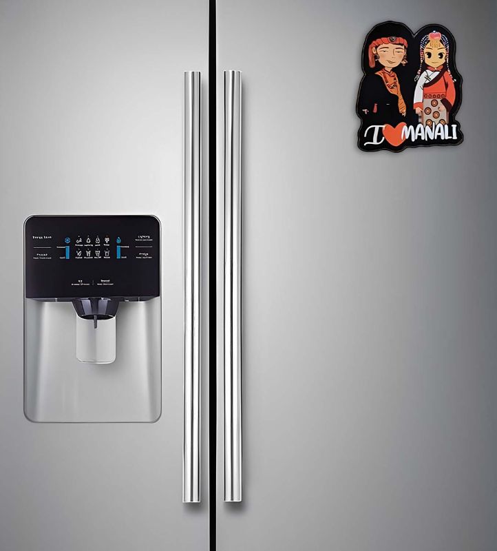 Manali Couple Indian States Theme Fridge Magnet for Refrigerator Door, Kitchen Gift for Travels  Decorative Souvenir Magnet for Fridge