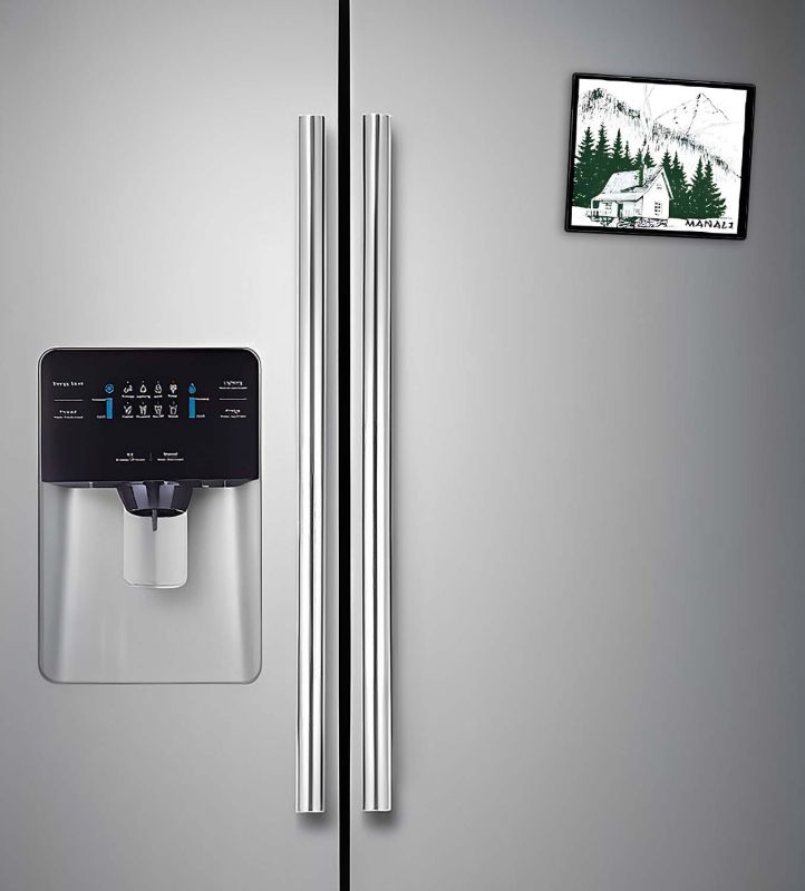 Manali Fridge Magnet2 Wooden Indian States Theme Fridge Magnet for Refrigerator Door, Kitchen Gift for Travels Decorative Souvenir Magnet for Fridge