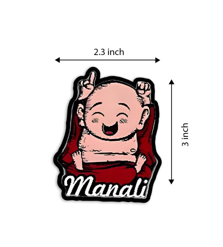 Manali Magnet Wooden Indian States Theme Fridge Magnet for Refrigerator Door, Kitchen  Gift for Travels  Decorative Souvenir Magnet for Fridge