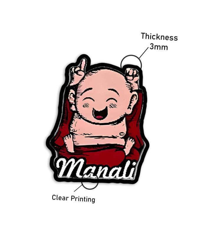 Manali Magnet Wooden Indian States Theme Fridge Magnet for Refrigerator Door, Kitchen  Gift for Travels  Decorative Souvenir Magnet for Fridge