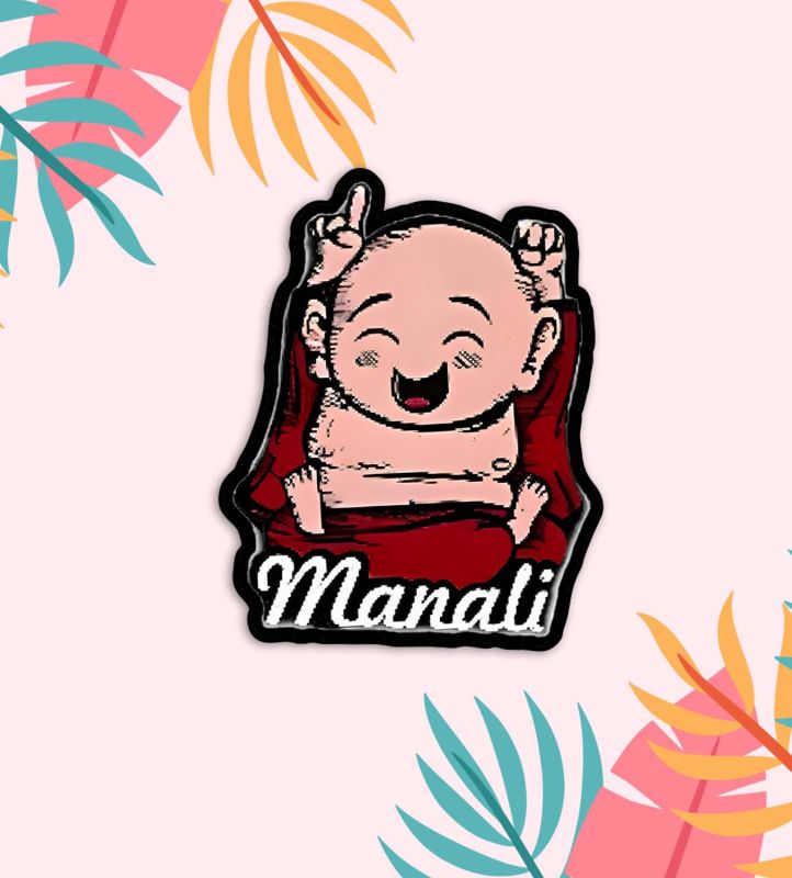 Manali Magnet Wooden Indian States Theme Fridge Magnet for Refrigerator Door, Kitchen  Gift for Travels  Decorative Souvenir Magnet for Fridge