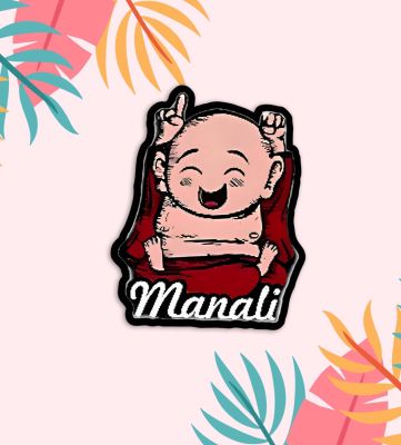 Manali Magnet Wooden Indian States Theme Fridge Magnet for Refrigerator Door, Kitchen  Gift for Travels  Decorative Souvenir Magnet for Fridge