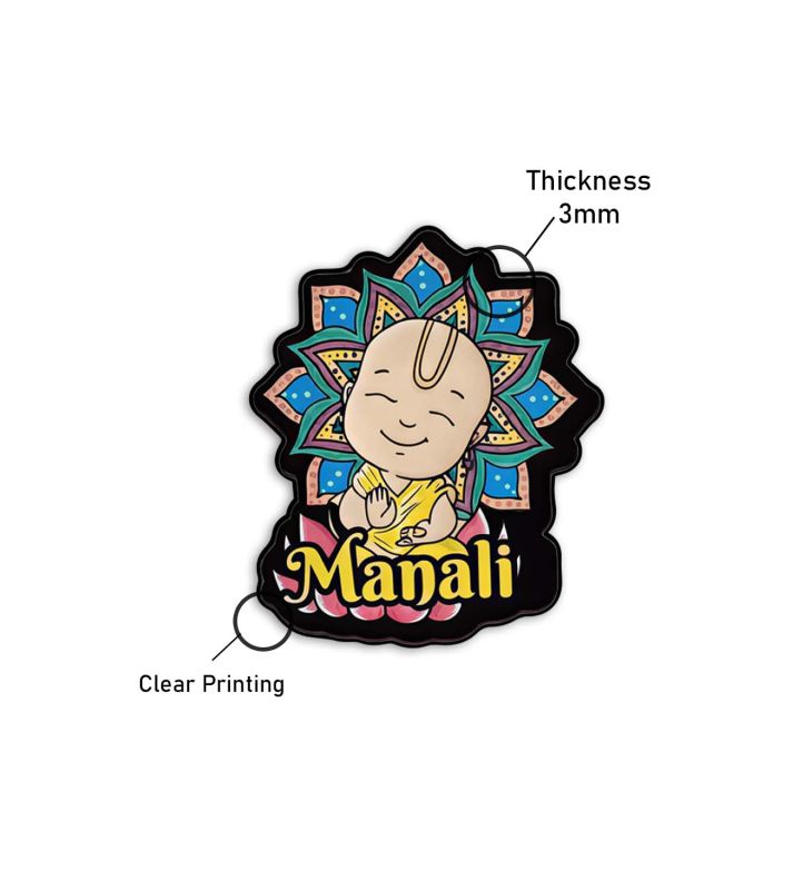 Manali Magnet  Wooden Indian States Theme Fridge Magnet for Refrigerator Door, Kitchen  & Home Decor  Gift for Travels  Decorative