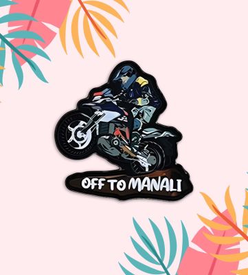 Off The Manali Wooden Indian States Theme Fridge Magnet for Refrigerator Door, Kitchen Gift for Travels Decorative Souvenir Magnet for Fridge