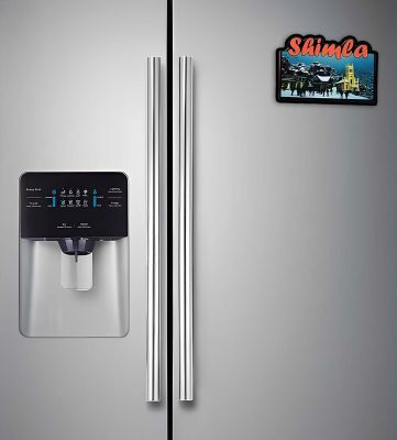 Shimla Fridge Magnet  Wooden Indian States Theme Fridge Magnet for Refrigerator Door, Kitchen & Home Decor  Gift for Travels  Decorative Souvenir Magnet for Fridge