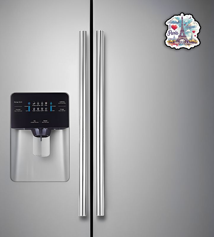 Paris Fridge Magnet  Country Theme Fridge Magnet   Souvenir Wooden Refrigerator Stylish Magnet for Kitchen & Home Decor  Fridge Decoration Travel Souvenir Gift